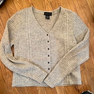 The Limited Lambswool and Angora Rabbit HairSweater - Small